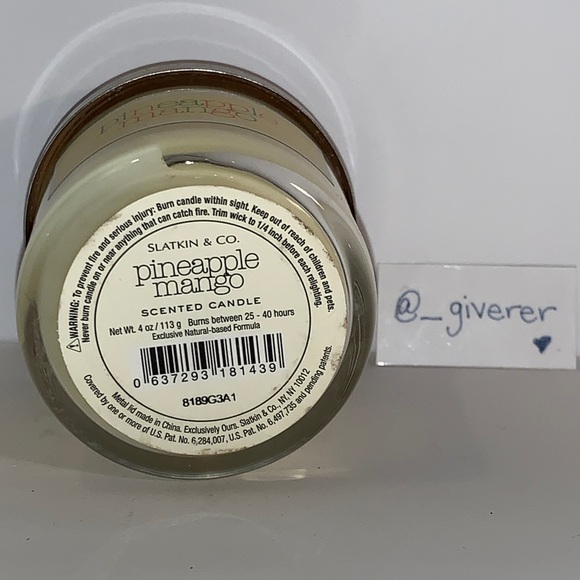 Pineapple Mango Candle ๐๐ฅญ Rare Vintage Candle ๐ฏ - Picture 4 of 10